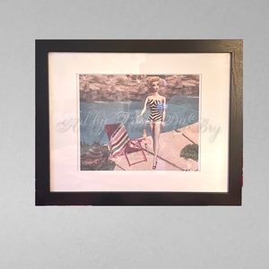 1959 Swimsuit Barbie Original Framed Fine Art Canvas Print
